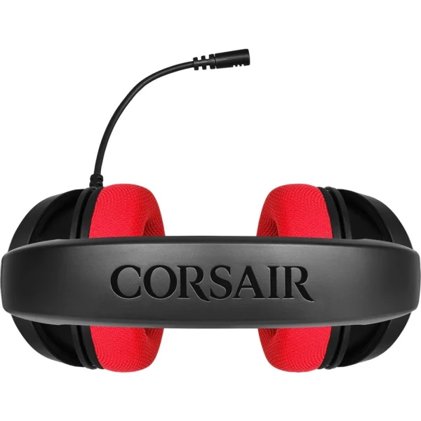 Headset Gamer Corsair HS35 Stereo, PC, PS4, Xbox, Drivers 50mm, Vermelho - CA-9011198-NA