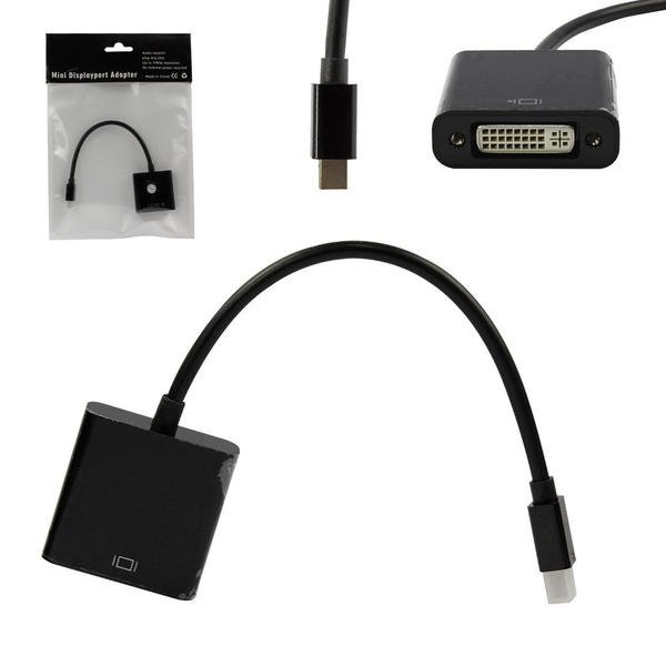 Conversor Mini DisplayPort Para Dvi F�mea 25 Centimetros Preto