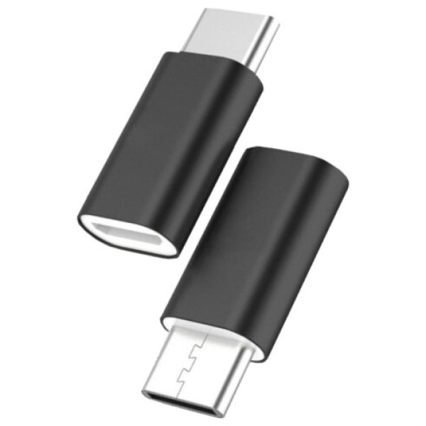 Adaptador Type-C Macho para Micro USB V8 F�mea Verde - ZJT-C-V8