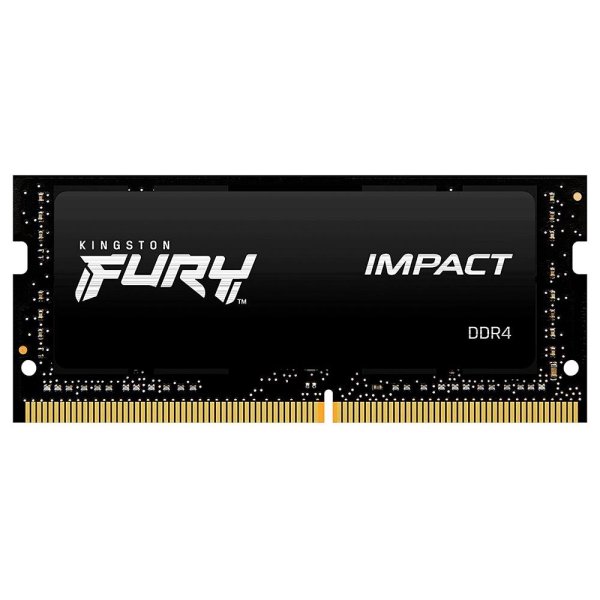 Mem�ria Kingston Fury Impact, 8GB, 3200MHz, DDR4, CL20, Para Notebook - KF432S20IB/8