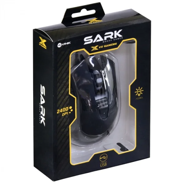 Mouse Gamer SARK 2400DPI USB