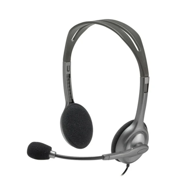 Headset com fio Logitech H111 com Microfone com Reduo de Rudo e Conexo 3,5mm - 981-000612