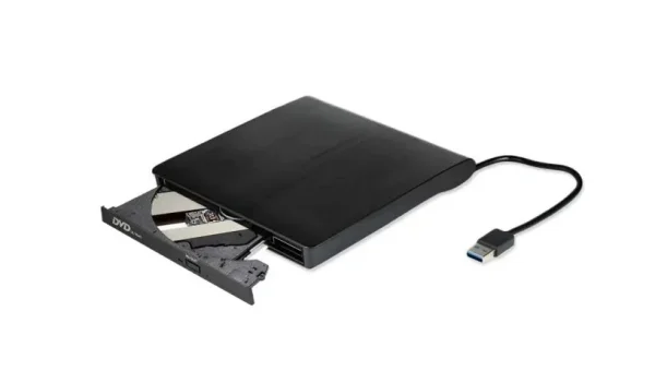 Gravador e Leitor de DVD e CD Externo Preto - CB31005