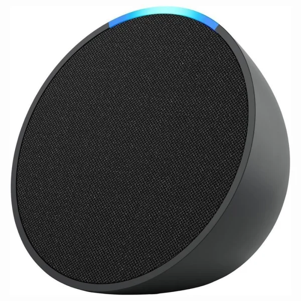 Echo Pop Amazon, com Alexa, Smart Speaker, Som Envolvente, Preto