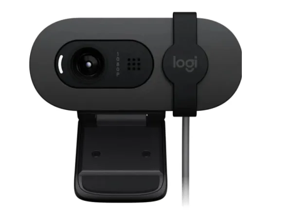 Webcam Logitech Brio 100, Full HD 1080p, Plug and Play