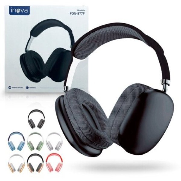 Headphone Bluetooth sem Fio Est�reo Inova - FON-8779