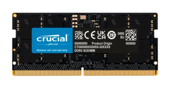 Memria RAM Crucial Basics 16GB DDR5 4800MT/s para Notebook - CB16GS4800