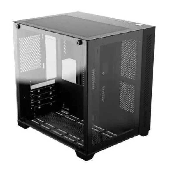 Gabinete Gamer Forcefield Black Vulcan - Frontal E Lateral Em Vidro - PCyes - Gffbvp