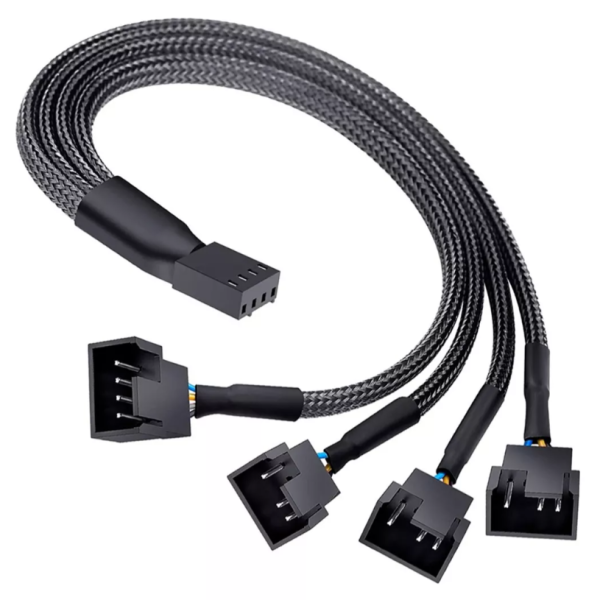 Cabo Molex Extensor 27cm Multi Fan 1/4 Pwm 3 E 4 Pin Cm-16