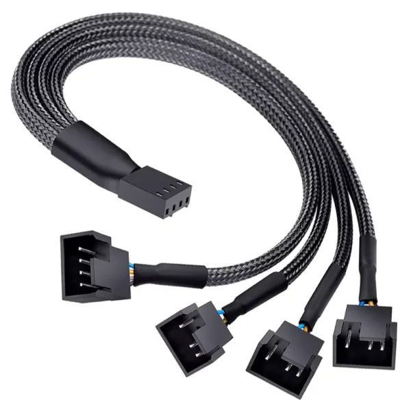 Cabo Molex Extensor 27cm Multi Fan 1/4 Pwm 3 E 4 Pin Cm-16