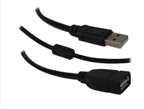 Cabo Extensor USB 2.0 Macho para F�mea 5 Metros Com Filtro