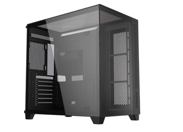 Gabinete Gamer FORCEFIELD MAX BLACK VULCAN - GFFMAXBV