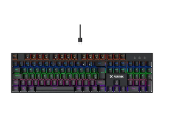 Teclado Gamer Mec�nico Fortrek Gravity 100 Fullsized Switch Outemu Red