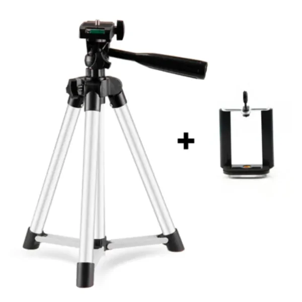 Tripe para Celular e Cmera Fotogrfica de Alumnio 55cm - DK3055 C/ SUPORTE