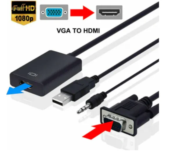 Conversor VGA p/ HDMI Transmissor - EXBOM - CC-VHA30
