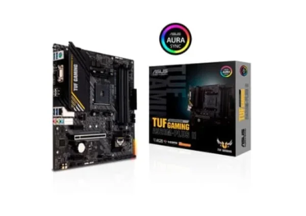 Placa-Mãe ASUS TUF GAMING A520M-PLUS II, AMD AM4, mATX, DDR4, Preto - 90MB17G0-M0EAY0