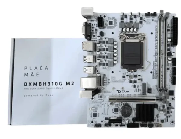 Placa Me Duex Dxmb H310g, M2, Lga 1151, Ddr4, Micro Atx 8/ 9 Gerao
