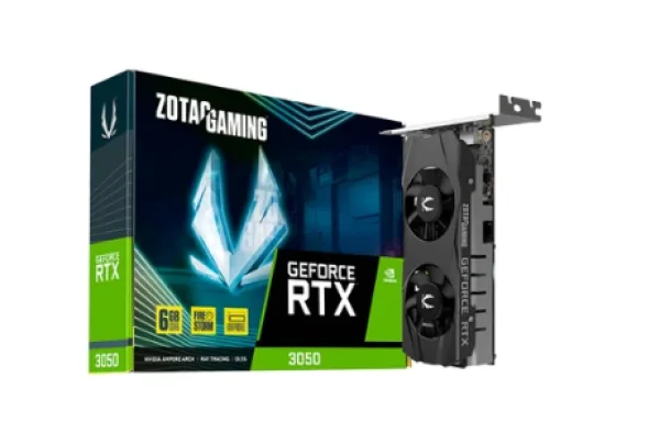 Placa De Vdeo Zotac, RTX 3050, 6GB, Lp Gddr6, 96bits - Zt-a30510l-10l