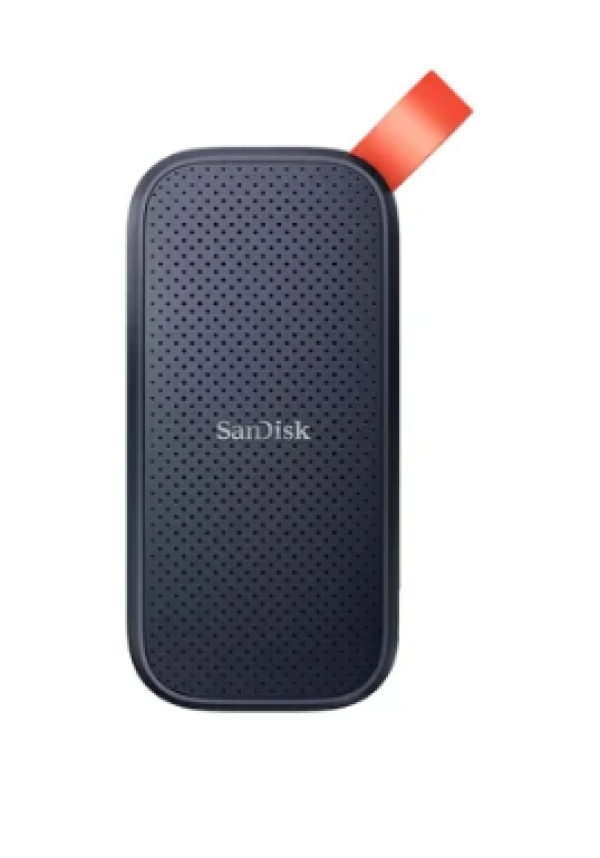 SSD Externo Port�til Sandisk, 1TB, USB, Leitura: 800MB/s, Preto e Laranja - SDSSDE30-1T00-G26