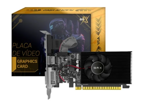 Placa De Vdeo BRX Geforce GT730, 4GB, 128 Bits, DDR3
