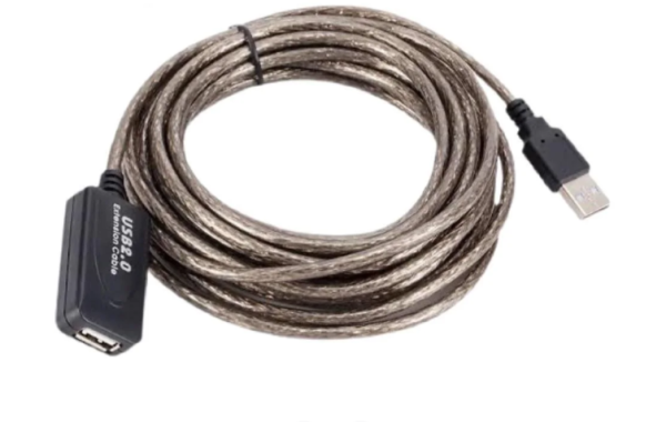 Cabo 20m Extensor Usb 2.0 Ativo Amplificado 20 Metros