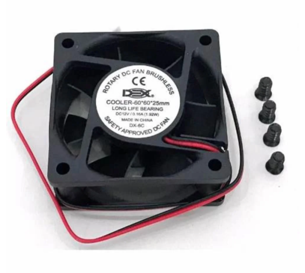 Cooler FAN DEX Gamer, 60x60mm, Para Gabinete - DX-6C