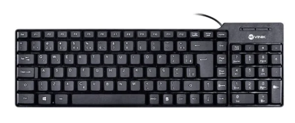 Teclado Vinik Compacto USB Dynamic, ABNT2 - 28432