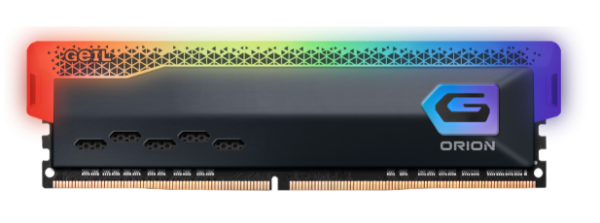 Mem�ria DDR4 Geil Orion RGB, 8GB, 3000MHz, Gray, GAOSG48GB3000C16ASC