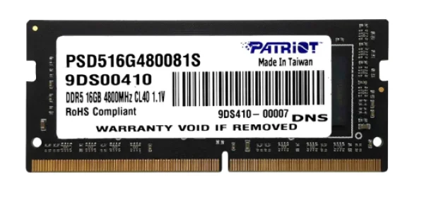 Memoria Patriot Signature 16gb Ddr5 4800mhz s - PSD516G480081 Notebook