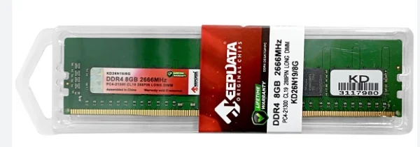 Memria Keepdata, 8GB, 2666MHz, DDR4, Para Desktop - KD26N19/8G