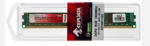 Memria Keepdata, 8GB, 1600MHz, DDR3, Para Desktop -  KD16N11/8G