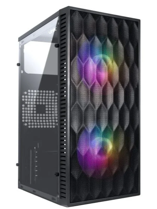 Gabinete Gamer Vinik Wave Preto Lateral Acrilico -  GGWACBK