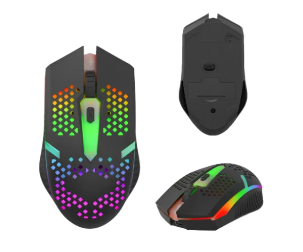 Mouse Sem Fio E Bluetooth Recarregvel Led Rgb Com Pc Notebook H' MASTON MS08