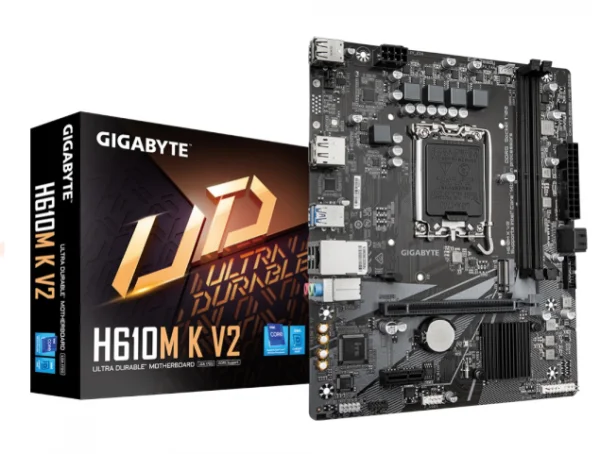 Placa Me Gigabyte H610M K V2, Chipset H610, Intel LGA 1700, M-ATX, DDR5