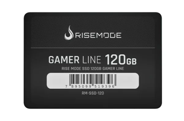 SSD Rise Mode Gamer Line, 120GB, SATA III, Leitura: 530MB/s, Gravao: 520MB/s, Preto - RM-SSD-120