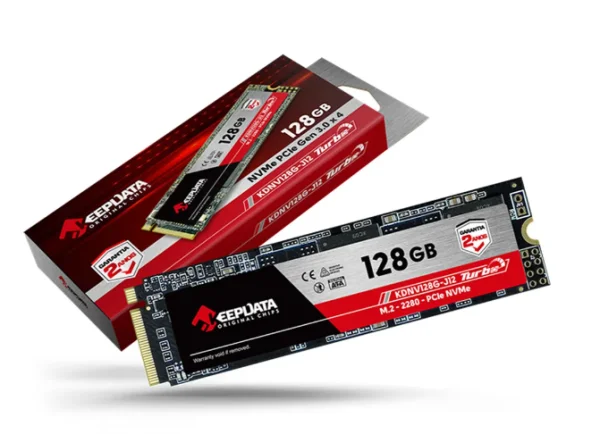 SSD 128GB Keepdata, M.2 2280, Pcie Gen3x4 Nvme, Leitura 1600mb/s, Gravao 1350mb/s - KDNV128G-J12
