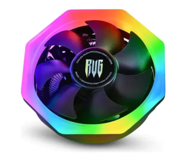 Air Cooler 120mm Processador Led Rgb Amd Intel Universal vr346