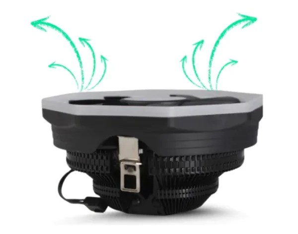 Air Cooler 120mm Processador Led Rgb Amd Intel Universal vr346