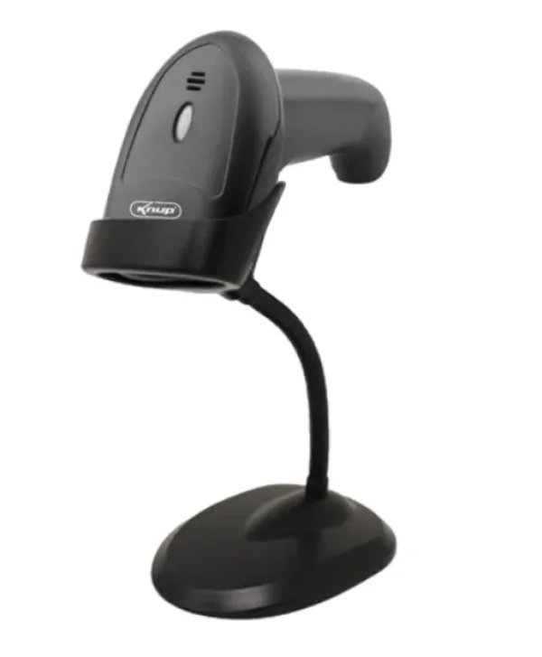 Leitor de C�digo de Barras Laser com Suporte Knup - KP-1017A+