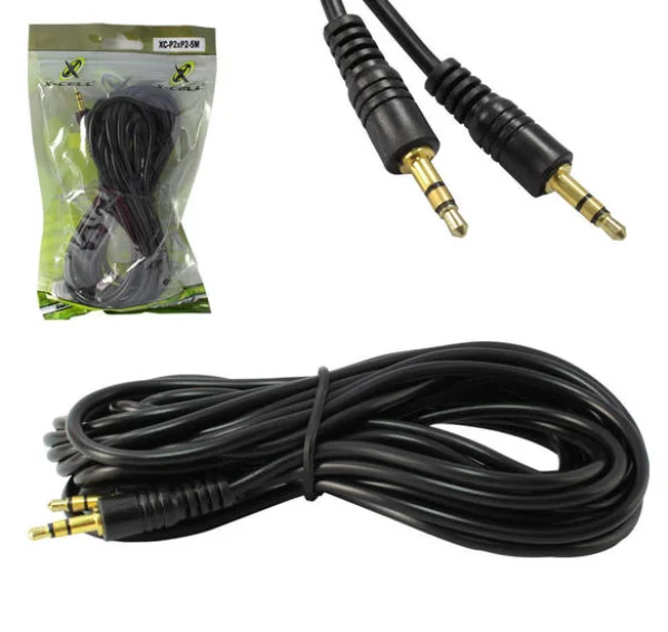 Cabo Auxiliar De �udio P2 X P2 5 metros XC-P2-P2-5M X-CELL