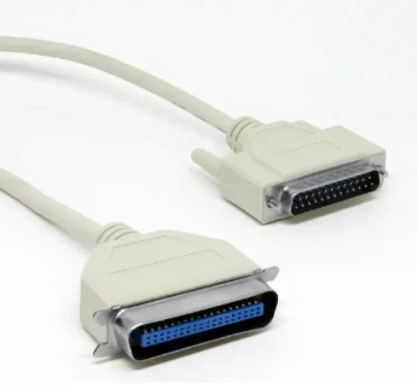 Cabo Impressora Paralela Db25 X 36 Centronics Lpt 1,80 Mts Cor Bege