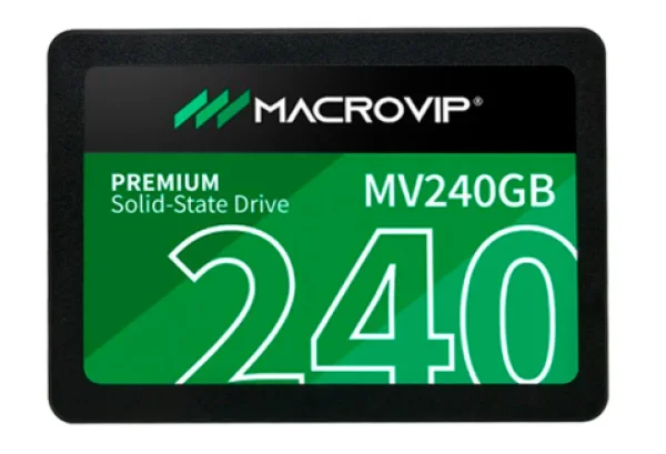 SSD 240GB Macrovip, Sata 3 6GB/s, 2.5 Polegadas, Leitura 520mb/s, Grava��o 450mb/s - MV240GB