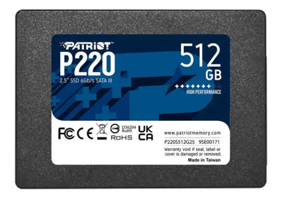Patriot SSD 512GB P220 2.5in SATA III 6Gbs