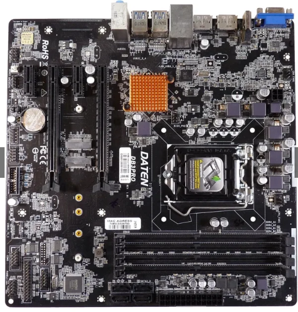 Placa-M�e Daten, Intel 1151, mATX, DDR4, VGA, HDMI - DB3PRO 8� e 9� Gera��o