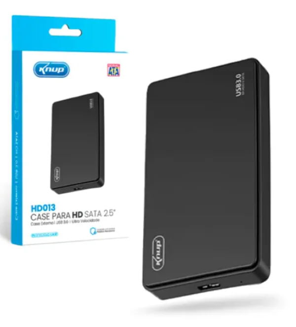 Case HD Externo USB 3.0 Sata 2.5 Polegadas KNUP - KP-HD013
