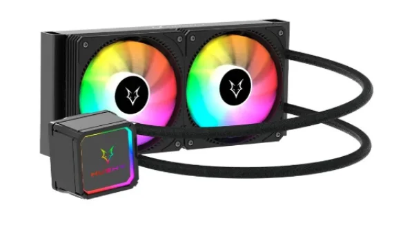 Water Cooler Husky Freezy, Ilumina��o ARGB, 240mm, AMD e Intel, Preto - HWT200PT