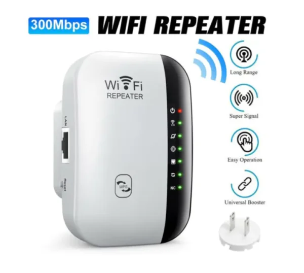 Repetidor Wifi Amplificador De Sinal 2.4ghz 300Mbps KA-X331