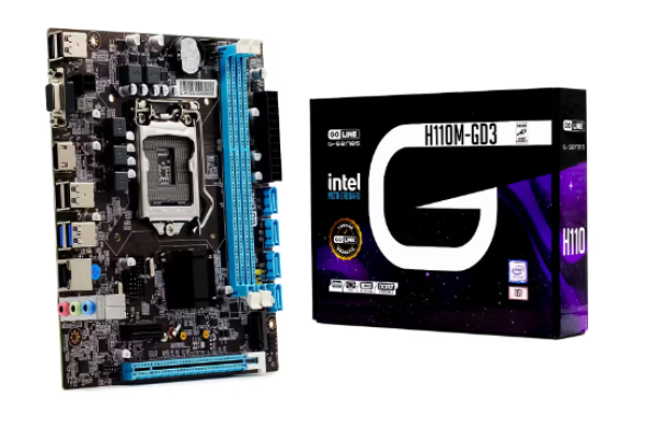 Placa M�e Goline H110M-GD3 DDR3 Socket 1151 6�/7�/8� E 9� Gera��o