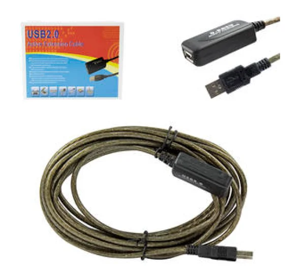 Cabo Extensor USB 2.0 Macho para Femea 5 Metros