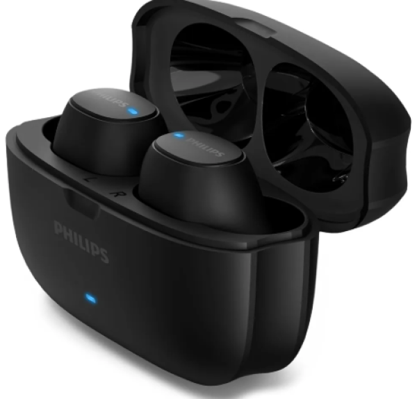 Fone de Ouvido TWS Philips TAT2500BK, Drivers de 8mm, Bluetooth 5.4, Cancelamento de Ru�do, Modo Ambiente, 3 Microfones, autonomia de 24 horas,